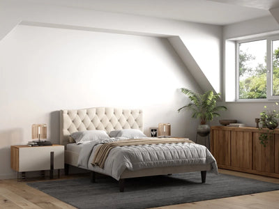 Flair-Barkby-Fabric-Bed-Beige-_4