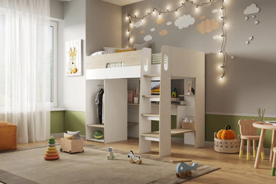Flair-Coco-High-Sleeper-Workstation-with-Wardrobe-2