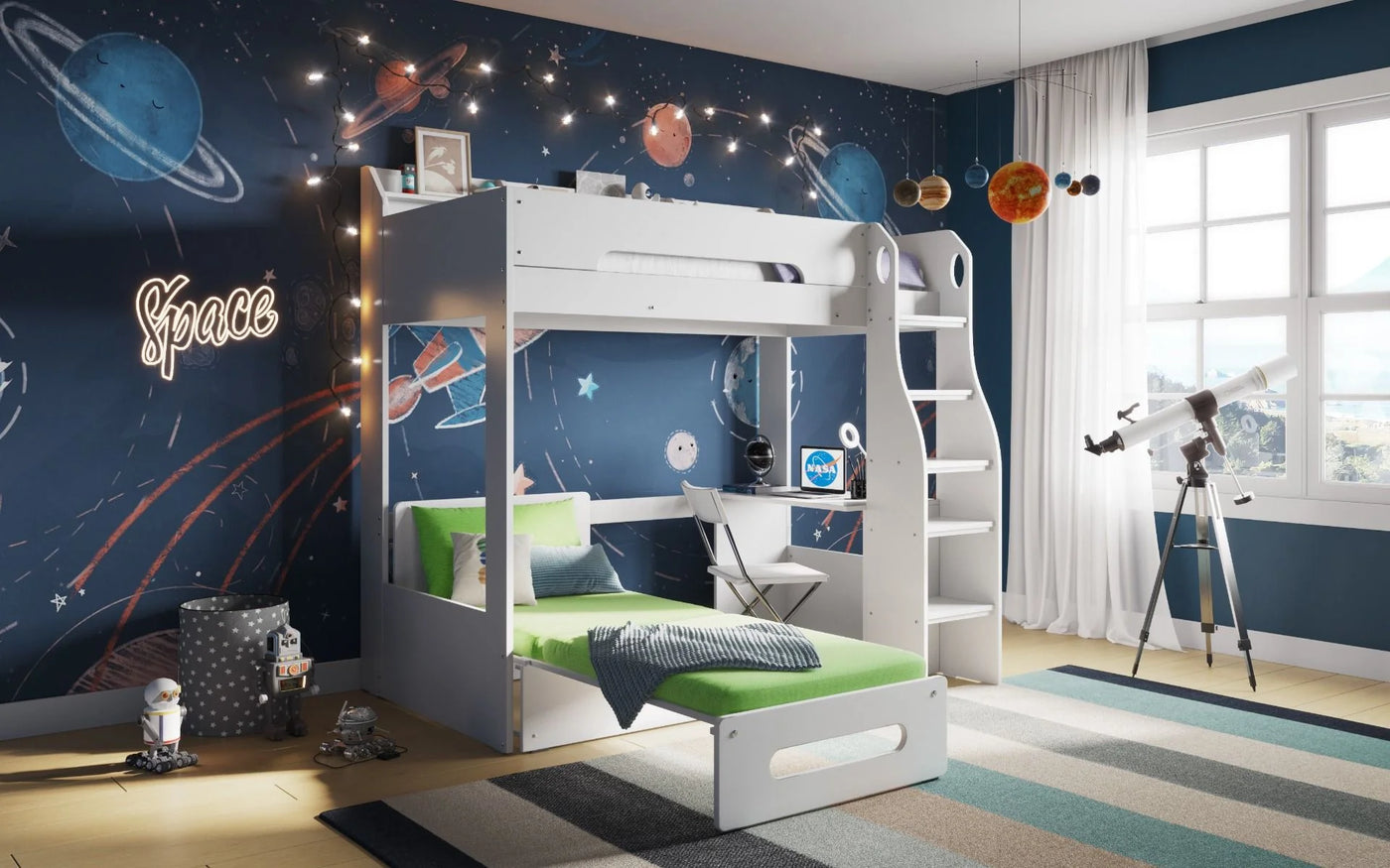 Flair-Cosmic-Futon-High-Sleeper-with-White-Desk-5