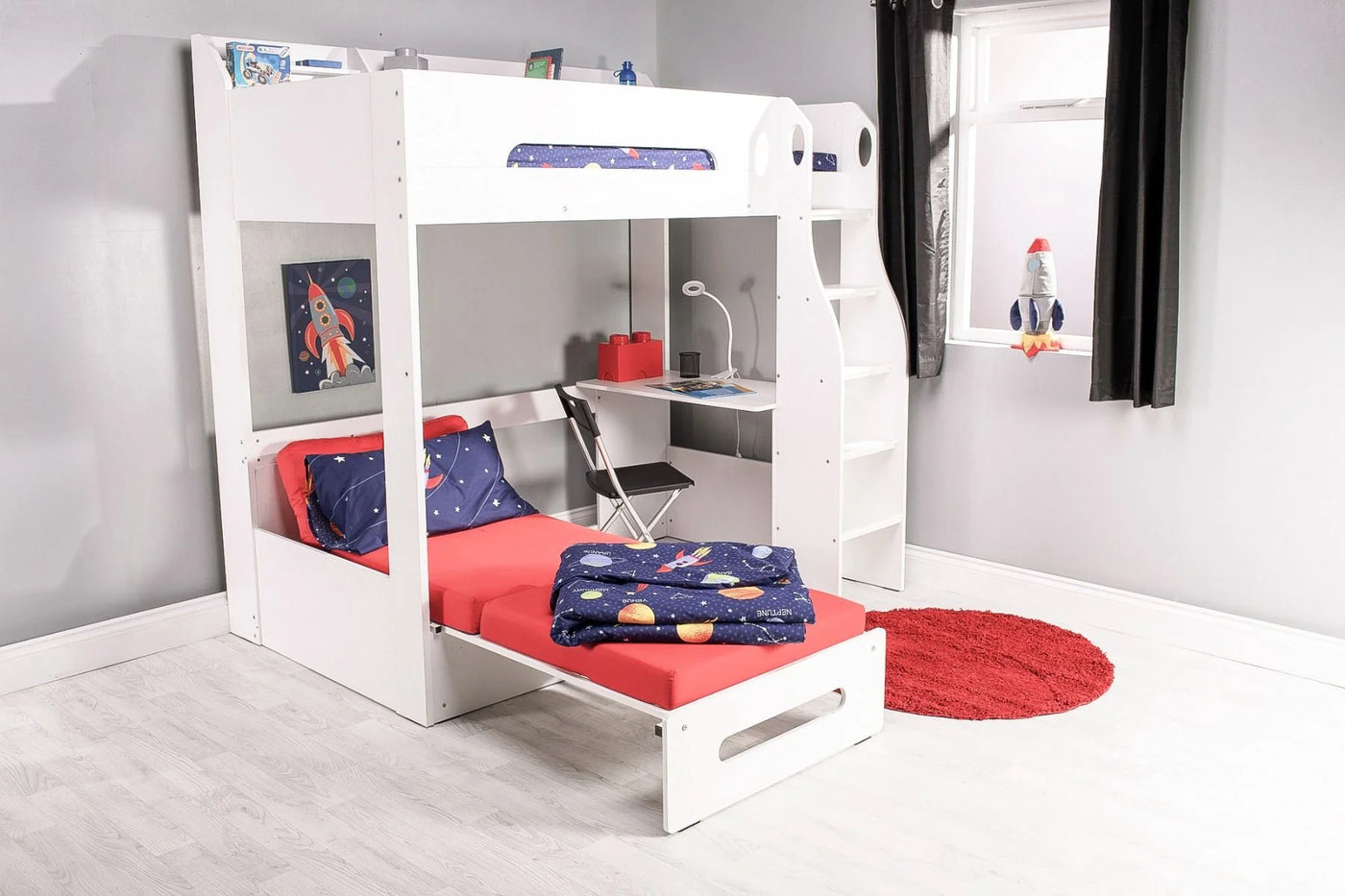 Flair-Cosmic-Futon-High-Sleeper-with-White-Desk-6