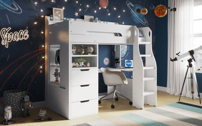 Flair-Cosmic-Storage-Sleeper-Bed-in-White