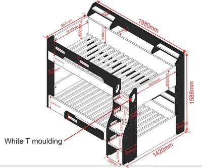 Flair-Flick-Bunk-Bed-In-White-Drawing-2