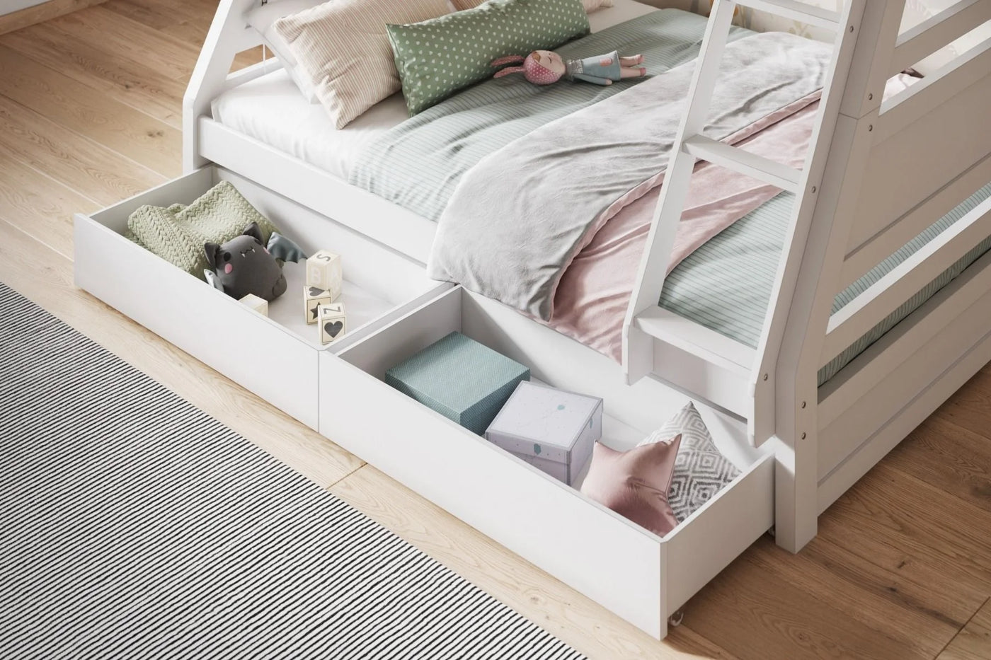 Flair-Ollie-Triple-Bunk-Bed-White