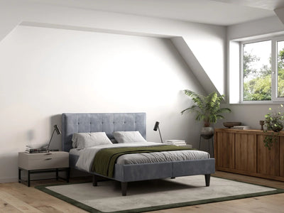Flair-Perth-Fabric-Bed-Grey