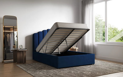 Flair-Velvet-Poseidon-Frame-Bed-Navy-Blue-3