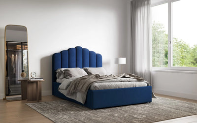 Flair-Velvet-Poseidon-Frame-Bed-Navy-Blue