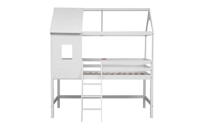 Flair-White-Wooden-Hideaway-Treehouse-Mid-Sleeper-2