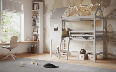 Flair-White-Wooden-Hideaway-Treehouse-Mid-Sleeper-4