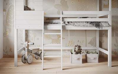 Flair-White-Wooden-Hideaway-Treehouse-Mid-Sleeper-6