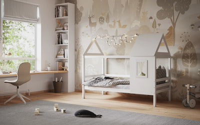 Flair-White-Wooden-Nature-Treehouse-Bed-2