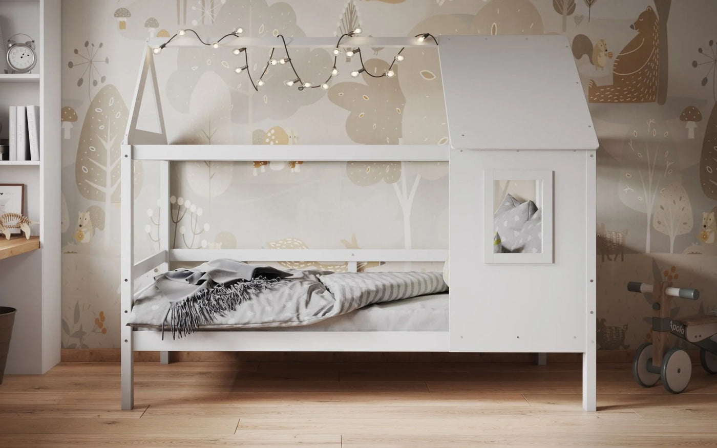 Flair-White-Wooden-Nature-Treehouse-Bed-3