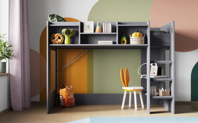 Flair-Wizard-Junior-Mid-High-Sleeper-Bed-Grey-4