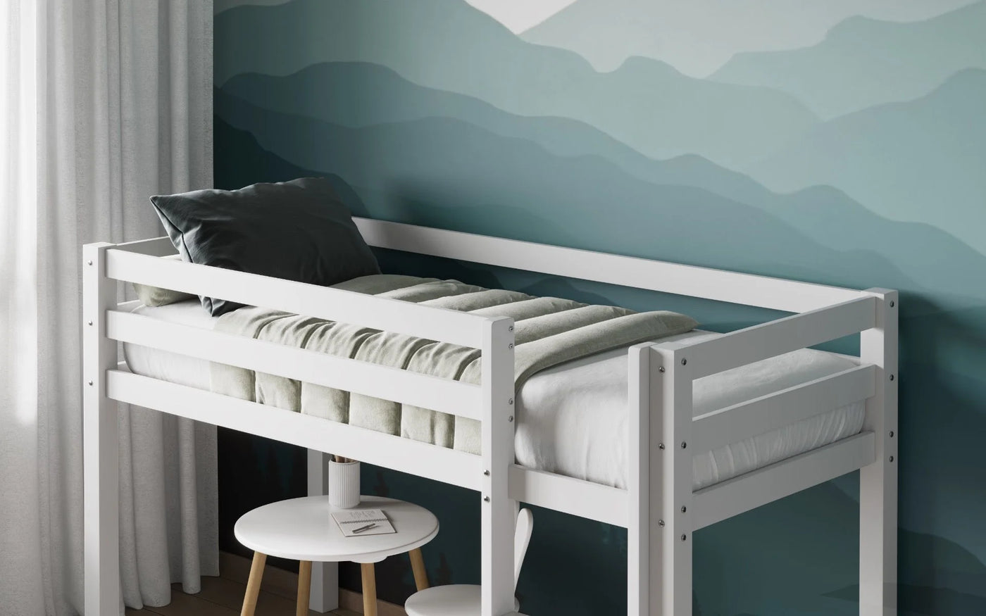Flair-Wooden-Elara-Shorty-Midsleeper-Bed-White-2
