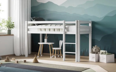 Flair-Wooden-Elara-Shorty-Midsleeper-Bed-White