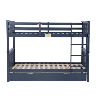 Flair-Wooden-Zoom-Detachable-Bunk-Bed-with-Trundle-Grey