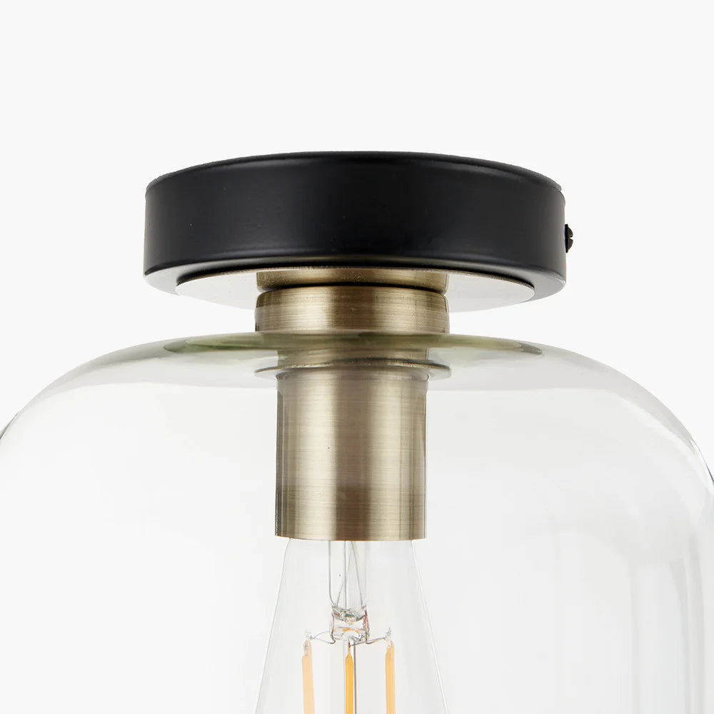 Florence-Black-Metal-and-Glass-Flush-Pendant_4