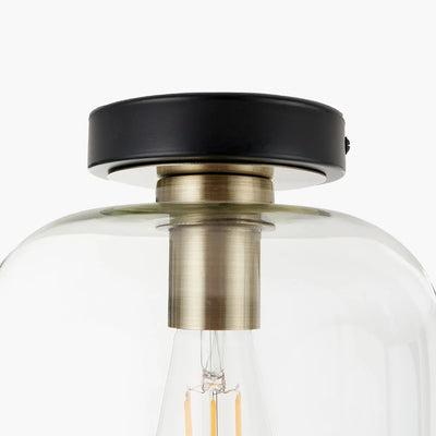 Florence-Black-Metal-and-Glass-Flush-Pendant_4