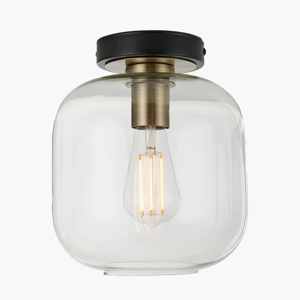 Florence-Black-Metal-and-Glass-Flush-Pendant_5