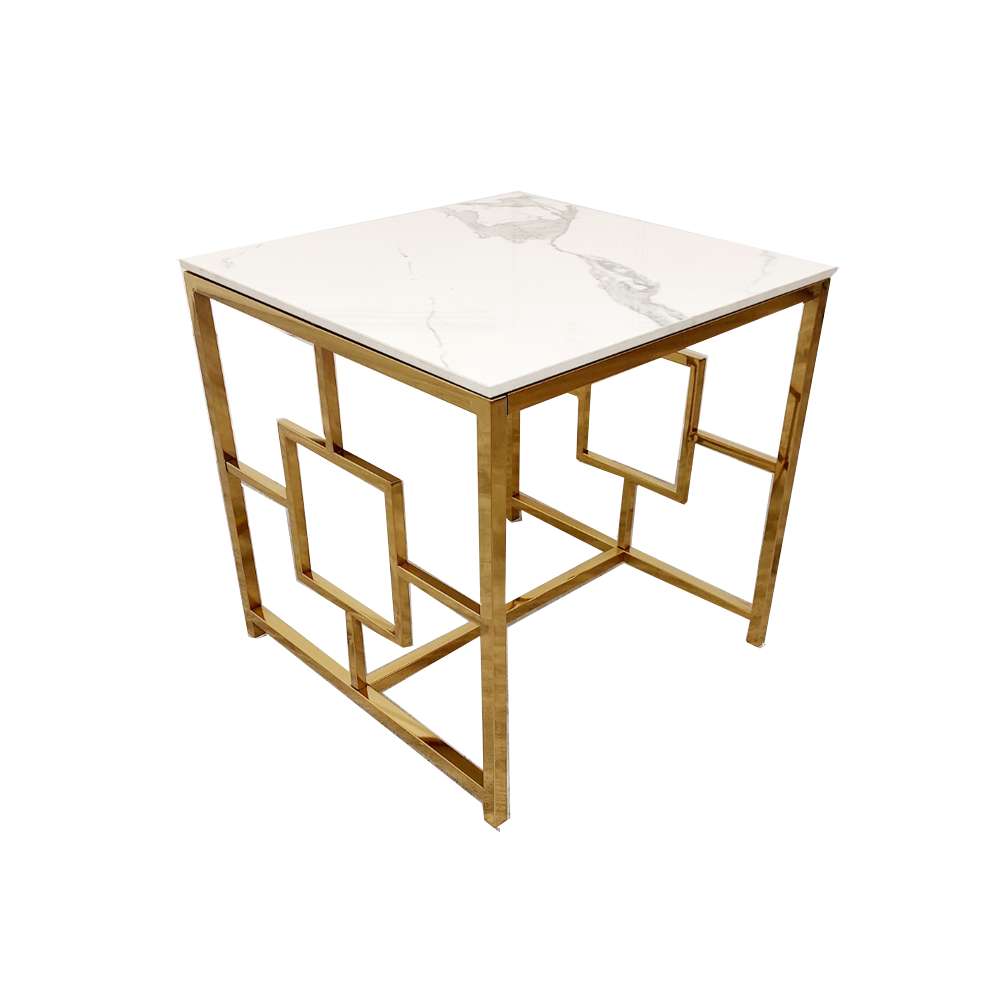 Geo-Gold-Lamp-Table-with-Polar-White-Sintered-Top-4