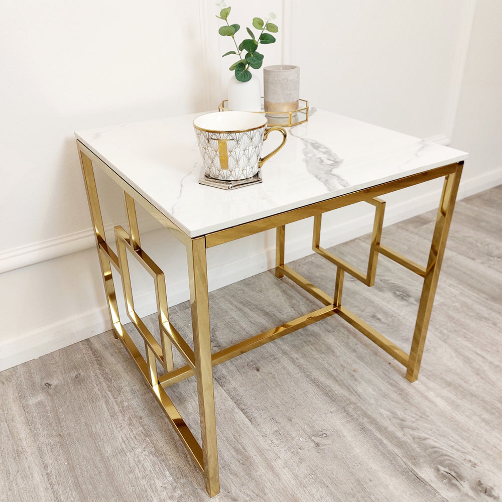 Geo-Gold-Lamp-Table-with-Polar-White-Sintered-Top