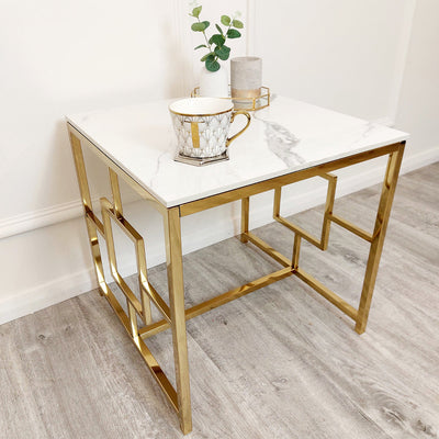 Geo-Gold-Lamp-Table-with-Polar-White-Sintered-Top