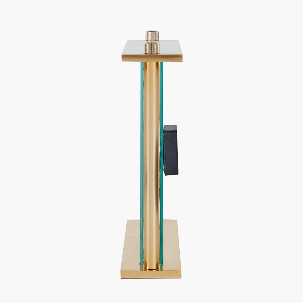 Gold-Metal-and-Glass-Floating-Clock-Face-Square-Table-Clock_6