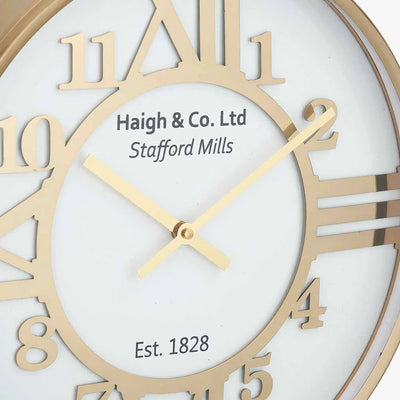 Gold-Metal-and-White-Face-Round-Wall-Clock_5