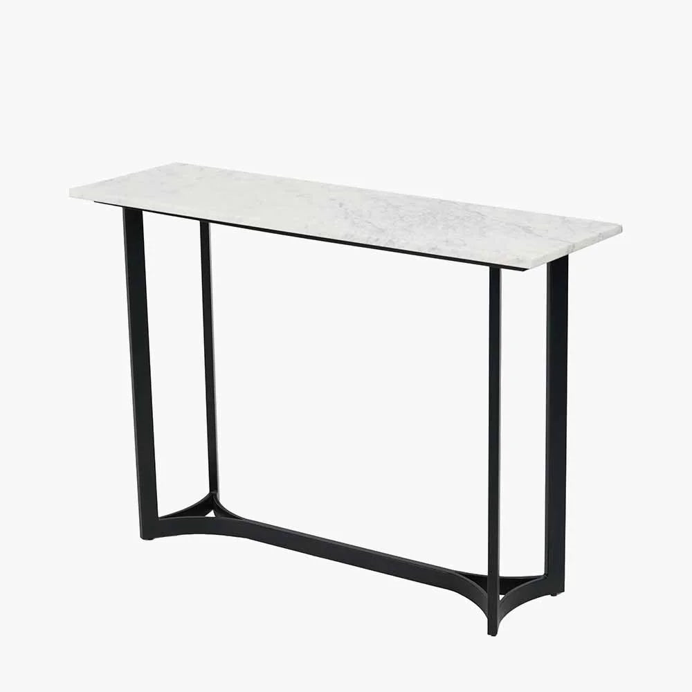 Hendrick-White-Marble-and-Black-Metal-Console-Table_8