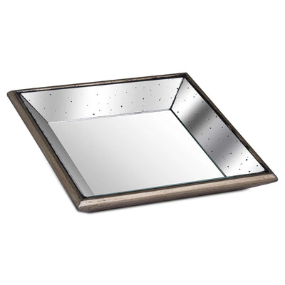 Hill-Interiors-Astor-Distressed-Mirrored-Square-Tray-With-Wooden-Detailing-small_1