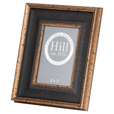 Hill-Interiors-Black-And-Antique-Gold-Beaded-5X7-Photo-Frame