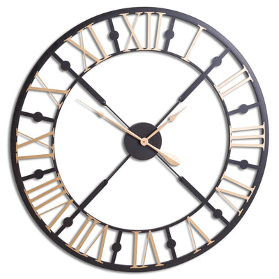 Hill-Interiors-Black-And-Gold-Skeleton-Clock