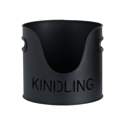 Hill-Interiors-Black-Finish-Logs-And-Kindling-Buckets-and-Matchstick-Holder_3