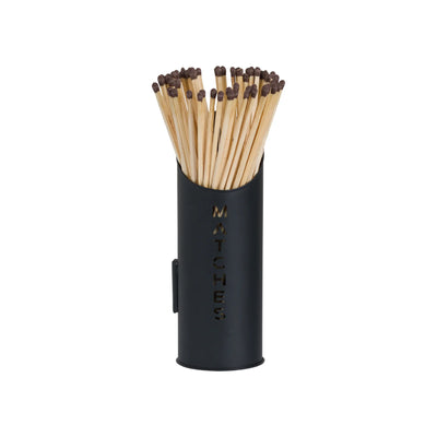 Hill-Interiors-Black-Finish-Logs-And-Kindling-Buckets-and-Matchstick-Holder_4