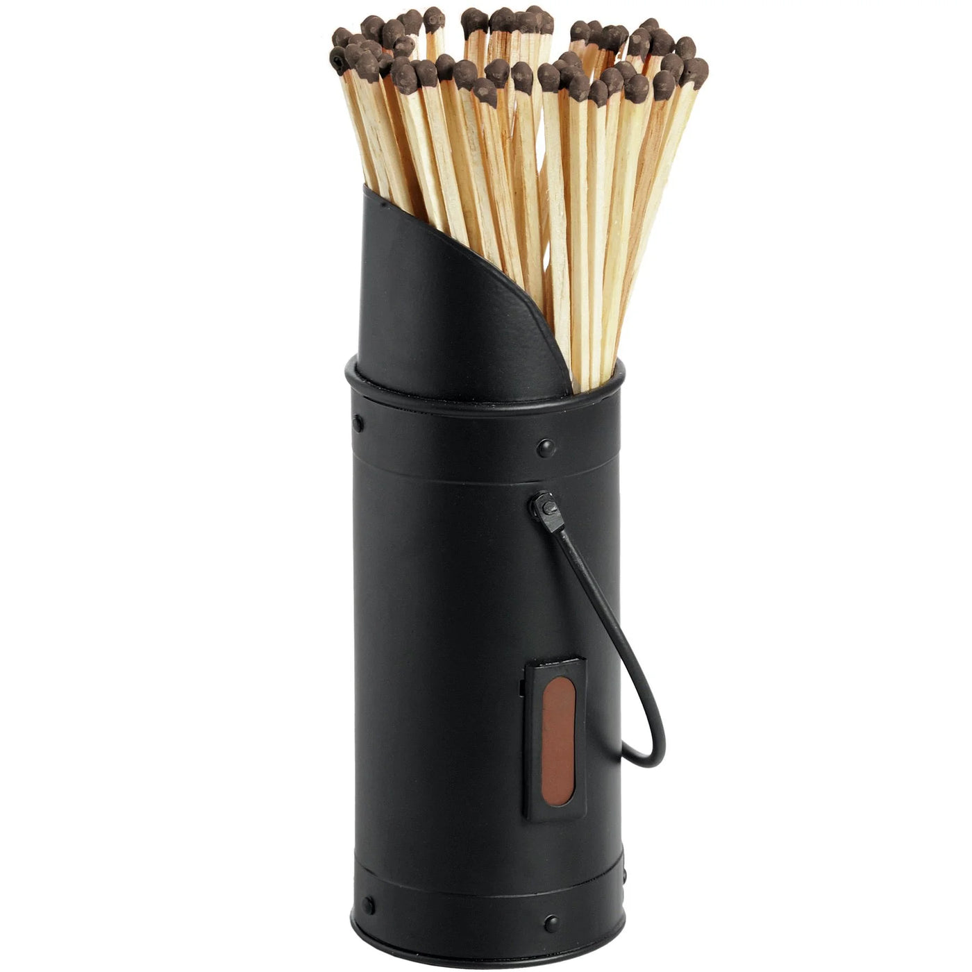 Hill-Interiors-Black-Matchstick-Holder-with-60-Matches_1