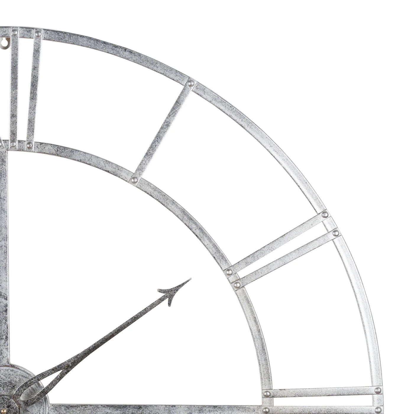 Hill-Interiors-Large-Silver-Foil-Skeleton-Wall-Clock_2