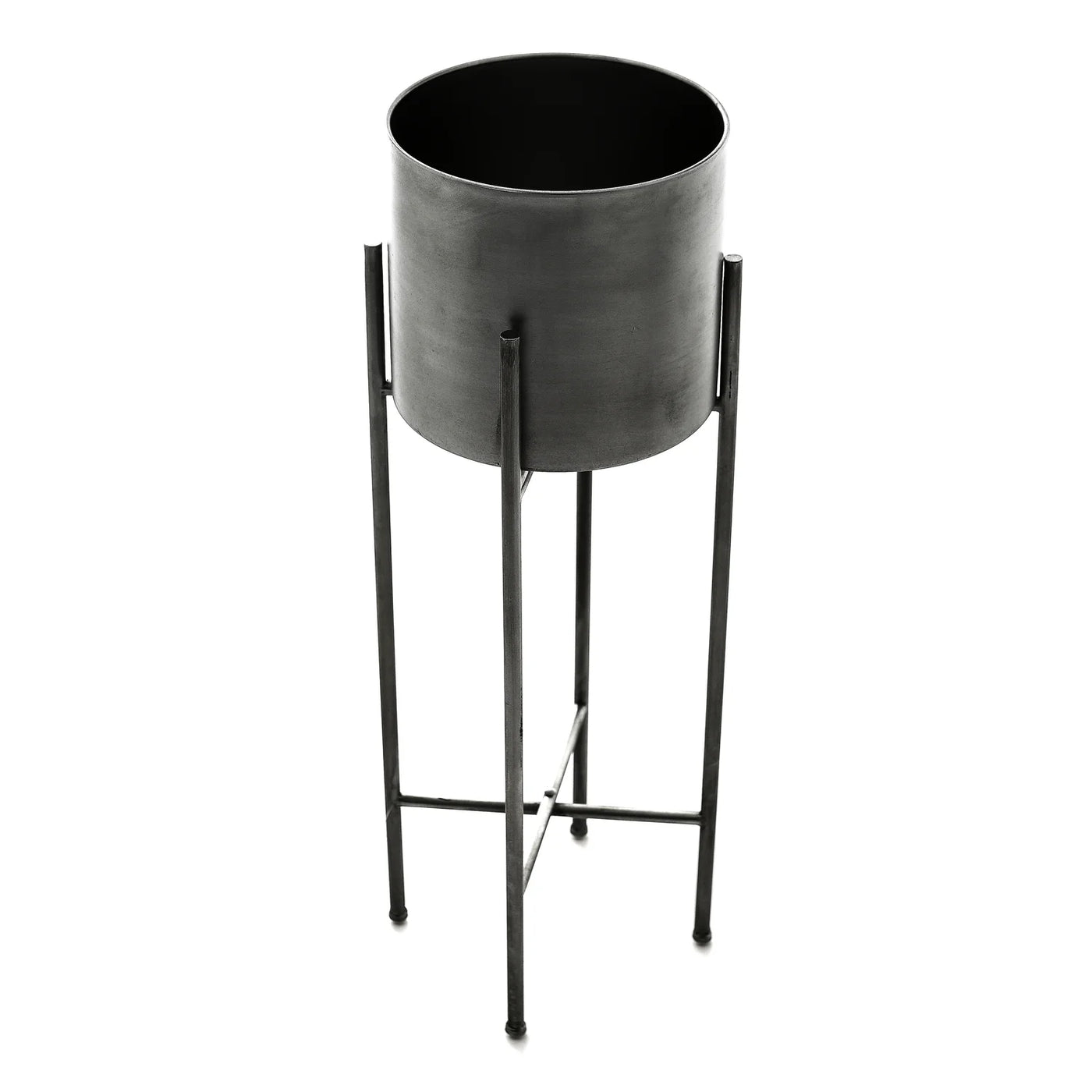 Hill-Interiors-Set-Of-Two-Silver-Planters-On-Stand_1