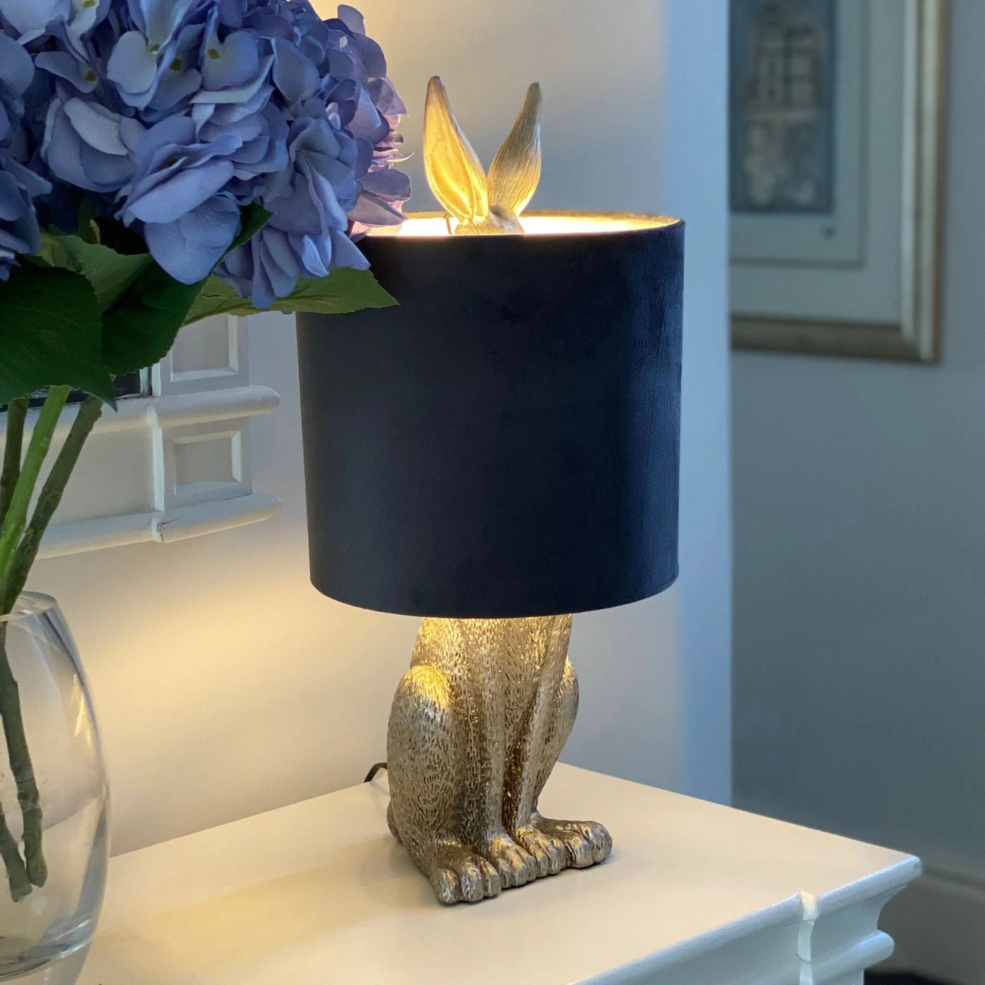 Hill-Interiors-Silver-Hare-Table-Lamp-With-Grey-Velvet-Shade_1