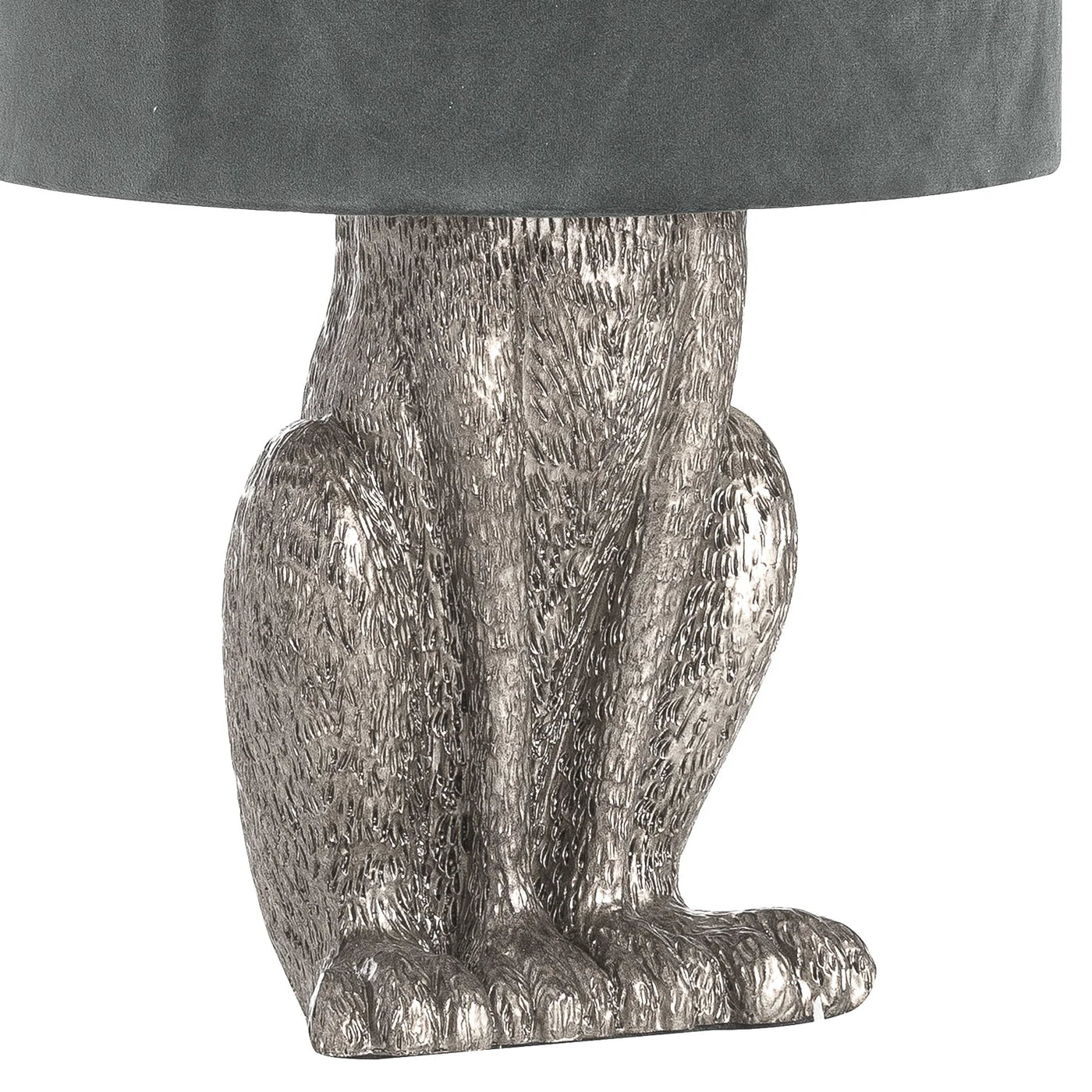Hill-Interiors-Silver-Hare-Table-Lamp-With-Grey-Velvet-Shade_3