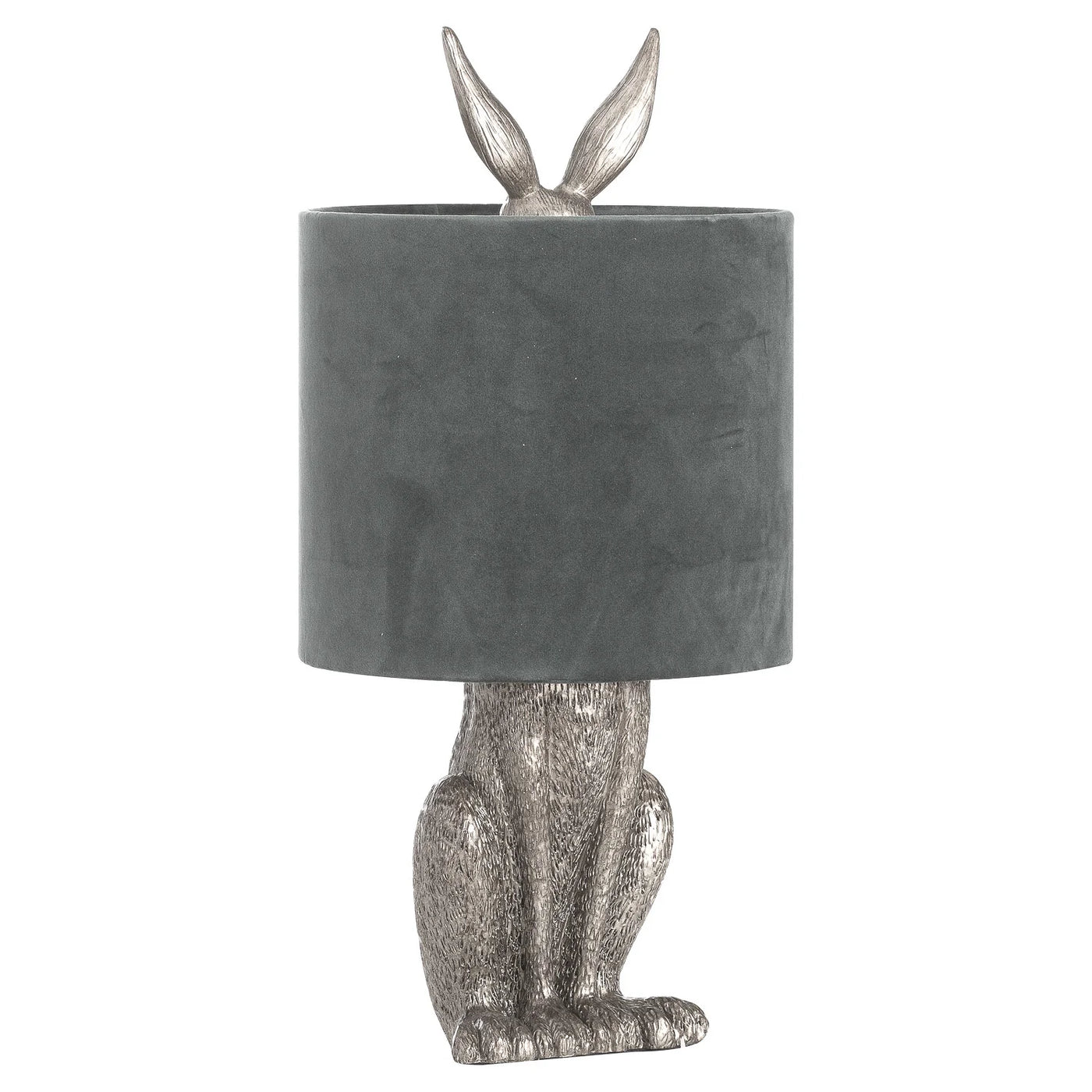 Hill-Interiors-Silver-Hare-Table-Lamp-With-Grey-Velvet-Shade_4
