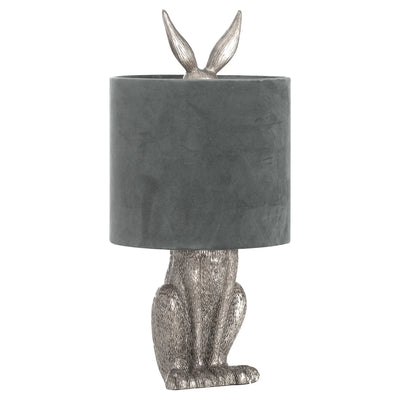 Hill-Interiors-Silver-Hare-Table-Lamp-With-Grey-Velvet-Shade_4