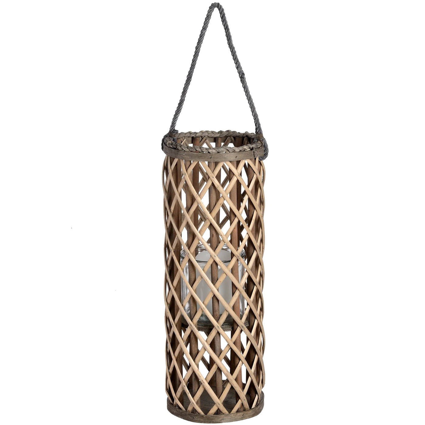 Hill-Interiors-Small-Wicker-Lantern-with-Glass-Hurricane_1