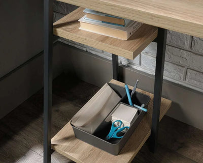 Industrial-Style-Bench-Desk-with-Shelf-7