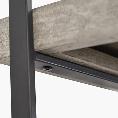 Jersey-Concrete-Effect-Wood-Veneer-and-Black-Metal-4-Shelf-Unit_4