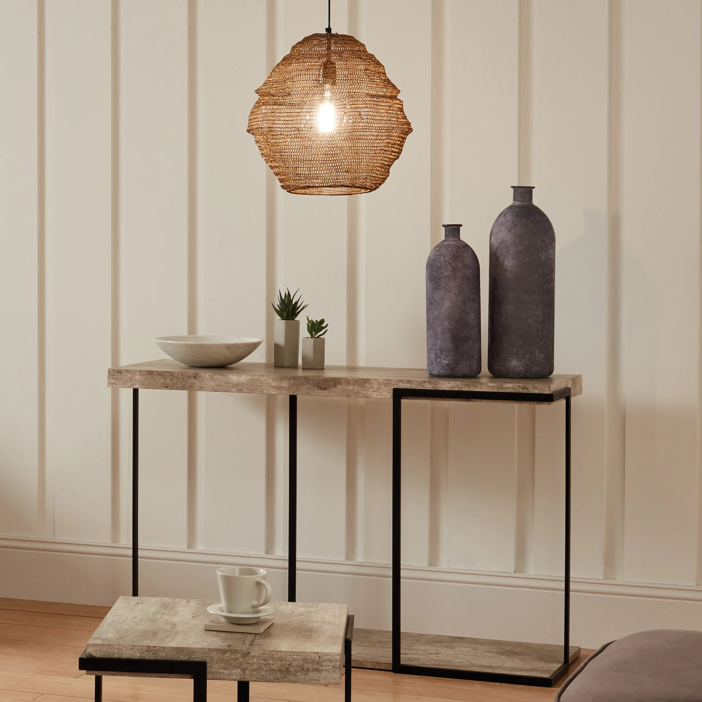 Jersey-Concrete-Effect-Wood-Veneer-and-Black-Metal-Console-Table_1
