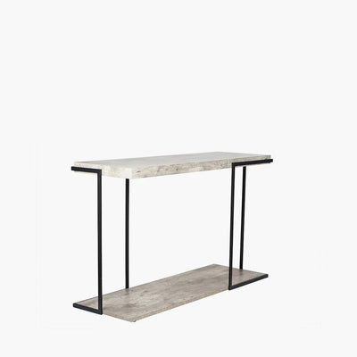 Jersey-Concrete-Effect-Wood-Veneer-and-Black-Metal-Console-Table_3