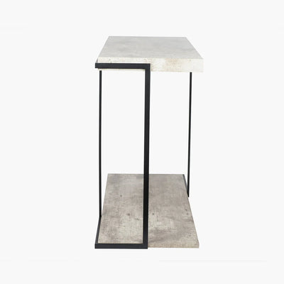 Jersey-Concrete-Effect-Wood-Veneer-and-Black-Metal-Console-Table_4
