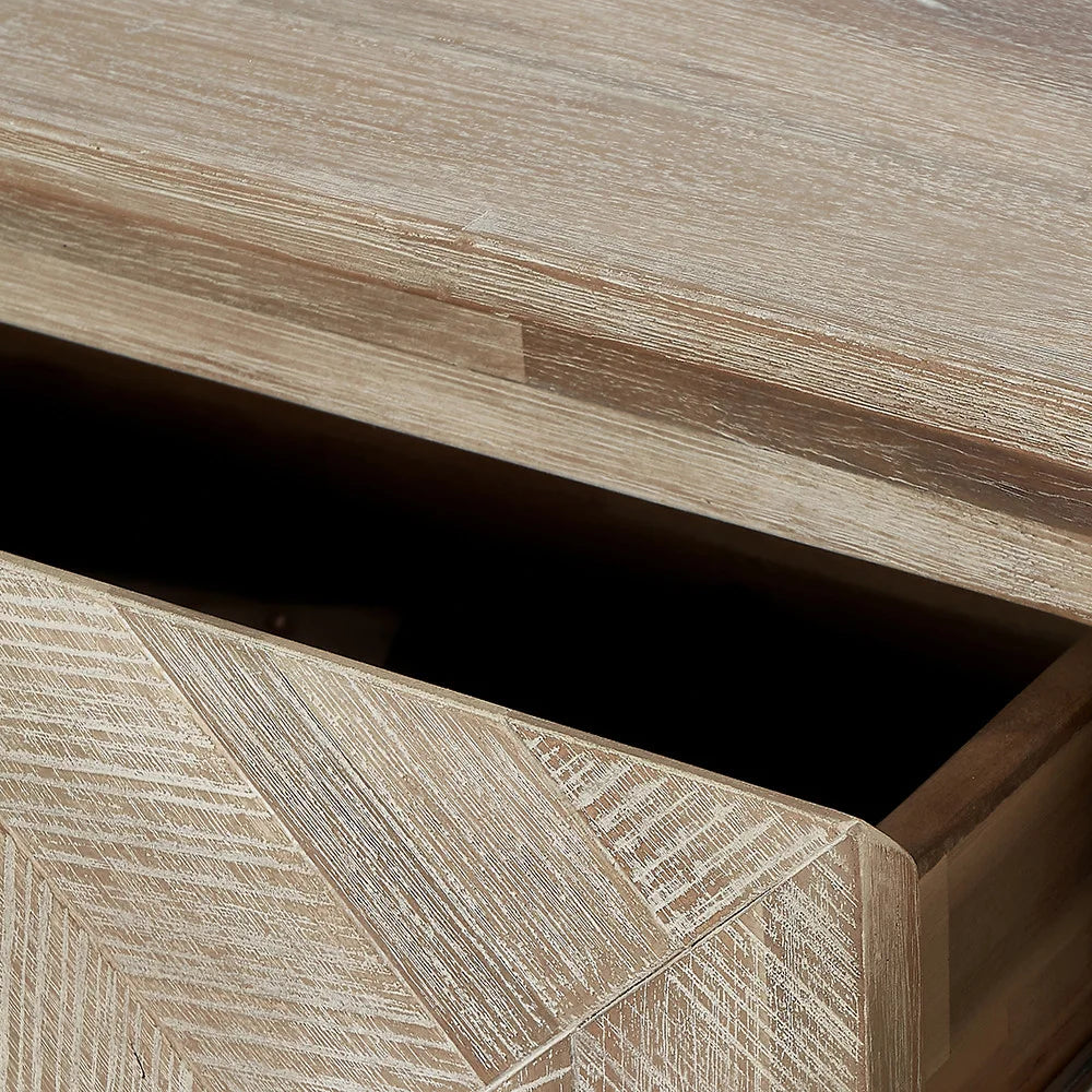 Marca-Sand-Wash-Acacia-Wood-and-Black-Metal-1-Drawer-Console-Table_3