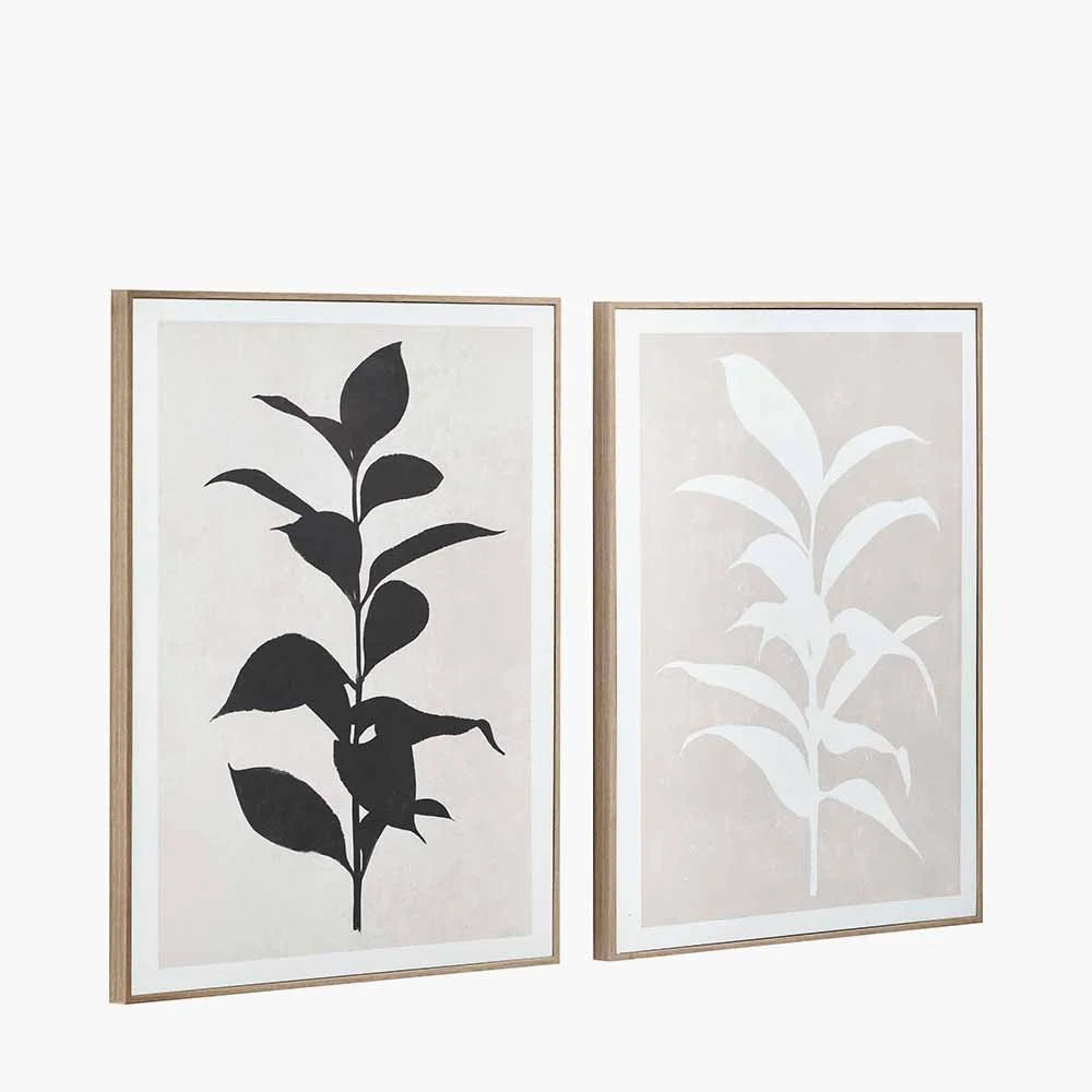 Natural-and-Black-Leaf-Print-Canvases-with-Natural-Frames-Set-of-2_5