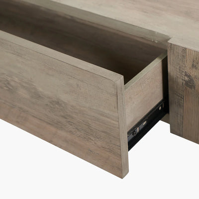 Osato-Light-Brown-Wood-Veneer-and-Black-Metal-1-Drawer-Console-Table_4