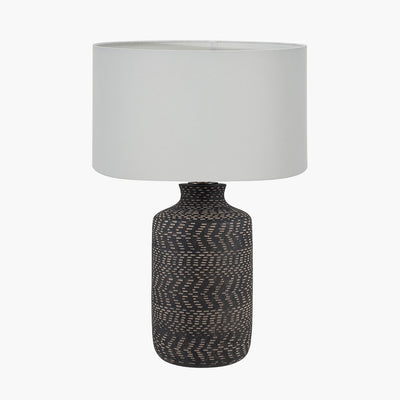 Pacific-Lifestyle-Atouk-Textured-Black-Stoneware-Table-Lamp-Base-with-Harry-35cm-Ivory-Cotton-Mix-Cylinder-Lampshade_1